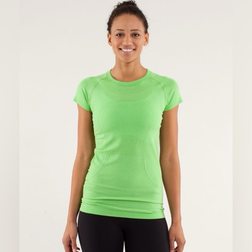 Lululemon Green Swiftly Tech Short Sleeve Crew
